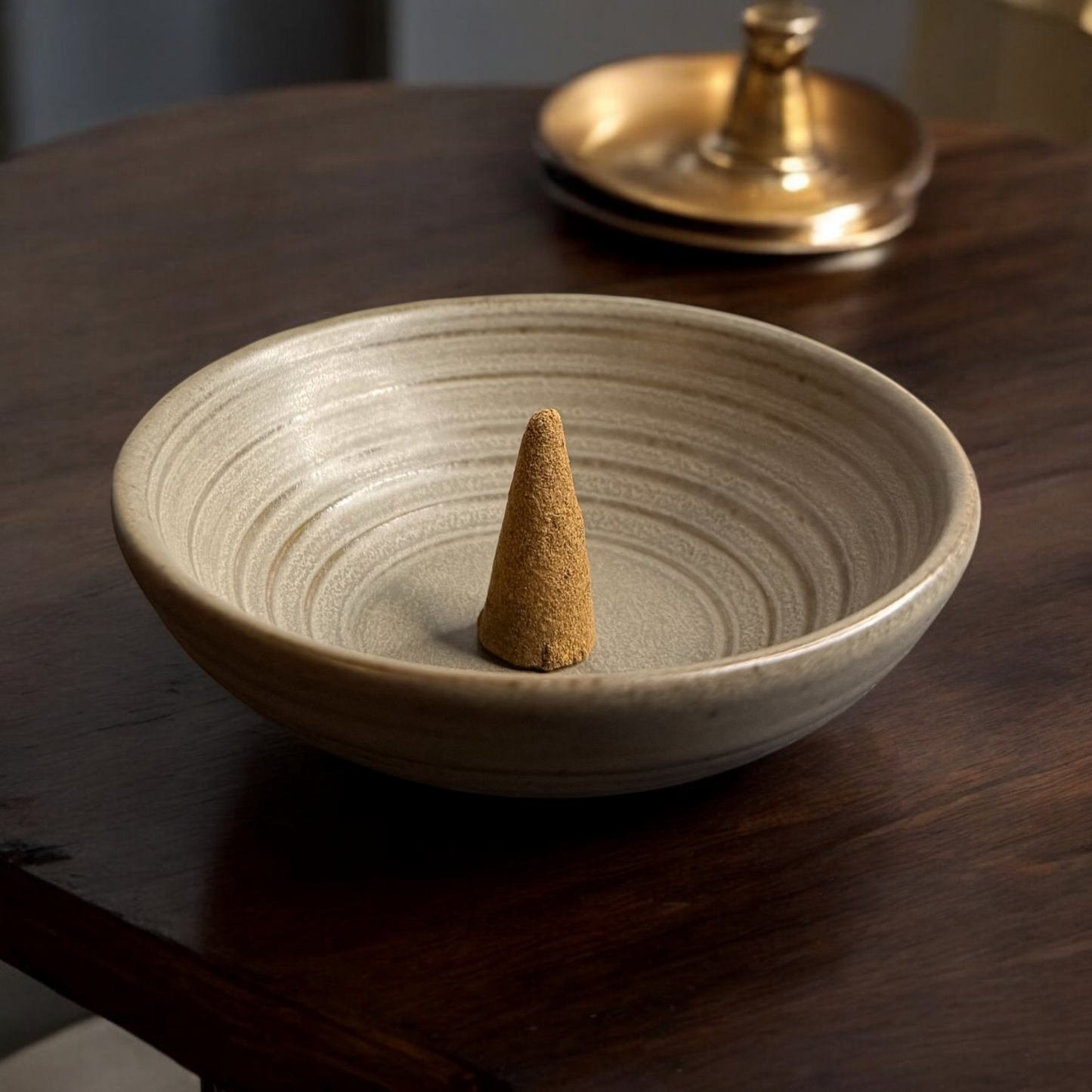 Clay Dish for Incense Cones or Jewellery